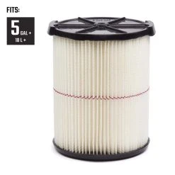 Craftsman 6.75 In. D General Purpose Wet/Dry Vac Cartridge Filter 5-20 Gal 1 Pc -Professional Tools Discount Store a1943811 04b2 4f6e 8511 1d27347498e5