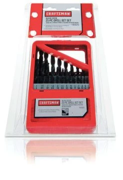 Craftsman Black Oxide Drill Bit Set Hex Shank 21 Pc -Professional Tools Discount Store a3accca8 ab4c 416b a2fa ceeb5e1a573f