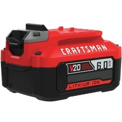 Craftsman V20 CMCB206 6 Ah Lithium-Ion High Capacity Battery 1 Pc