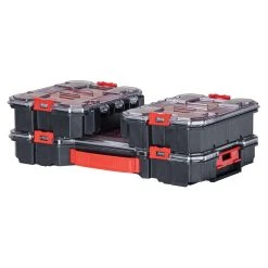 Craftsman VersaStack 9.84 In. W X 2.73 In. H Small Parts Bin Plastic 20 Compartments Black/Red -Professional Tools Discount Store bc7a0442 eb39 4868 85f8 8e5df660e033