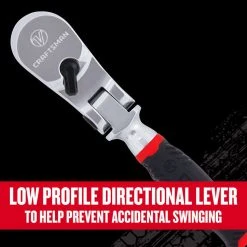 Craftsman V-Series 1/4 In. Drive Comfort Grip Flex Head Ratchet 80 Teeth -Professional Tools Discount Store c9a05e22 7e2c 412c aaae 41036aac444a