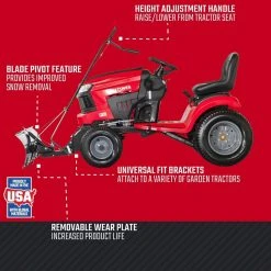 Craftsman 14 In. W X 42 In. L Steel Snow Blade -Professional Tools Discount Store cfc73091 44cc 47ce b4cb cb38a6b46ee7