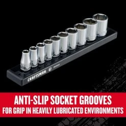 Craftsman V-Series 1/4 In. Drive SAE 6 Point Socket Set 10 Pc -Professional Tools Discount Store e25d0b2b 52a8 4e59 a1ca c266fe38d49b