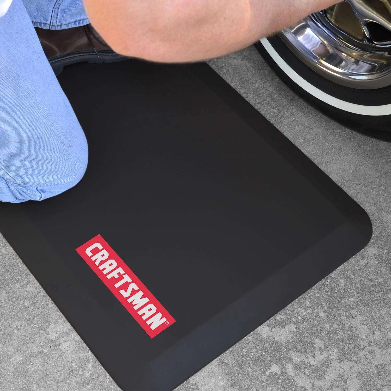 Craftsman 20 In. W X 32 In. L Black Polyurethane Foam Anti Fatigue Mat 8 Craftsman 20 In. W X 32 In. L Black Polyurethane Foam Anti Fatigue Mat - Image 6