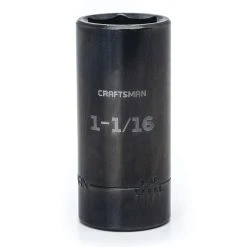 Craftsman 1-1/16 In. X 1/2 In. Drive SAE 6 Point Deep Deep Impact Socket 1 Pc