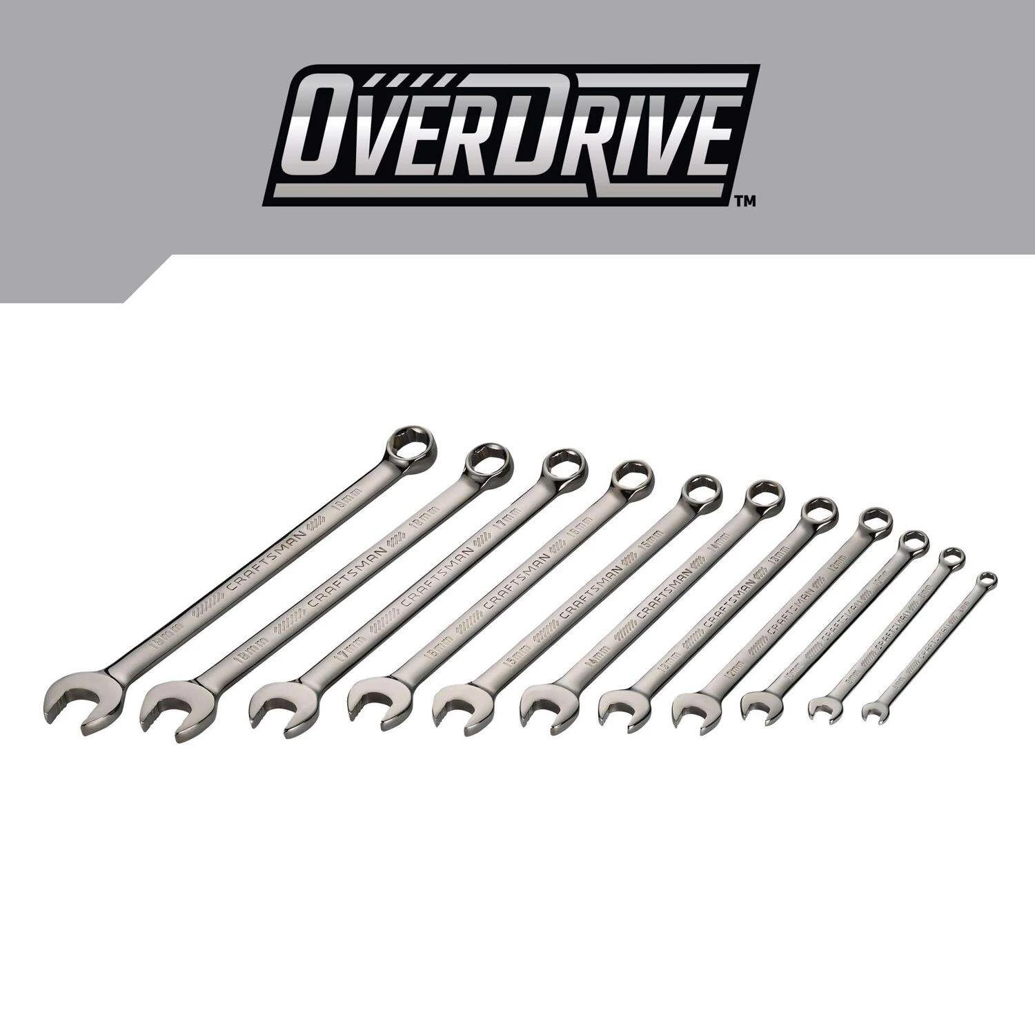 Craftsman Overdrive 6 Point Metric Wrench Set 11 Pc 5 Craftsman Overdrive 6 Point Metric Wrench Set 11 Pc - Image 3