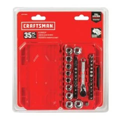 Craftsman 1/4 In. Drive Metric And SAE 6 Point Right Angle Right Angle Ratcheting Bit Driver Set 35 -Professional Tools Discount Store eebb98a8 5601 435b 9cc5 018d67aa7efd