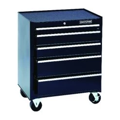 Craftsman 26 In. 5 Drawer Steel Rolling Tool Cabinet 32-1/2 In. H X 18 In. D