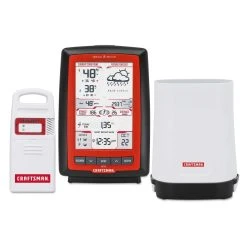 Craftsman Instant Read Digital Weather Forecaster With Rain Gauge