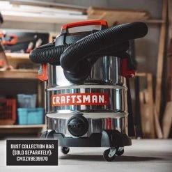 Craftsman 10 Gal Corded Wet/Dry Vacuum 120 V 6 HP -Professional Tools Discount Store f405218e 1d29 459a 8f46 7087ccef4d20