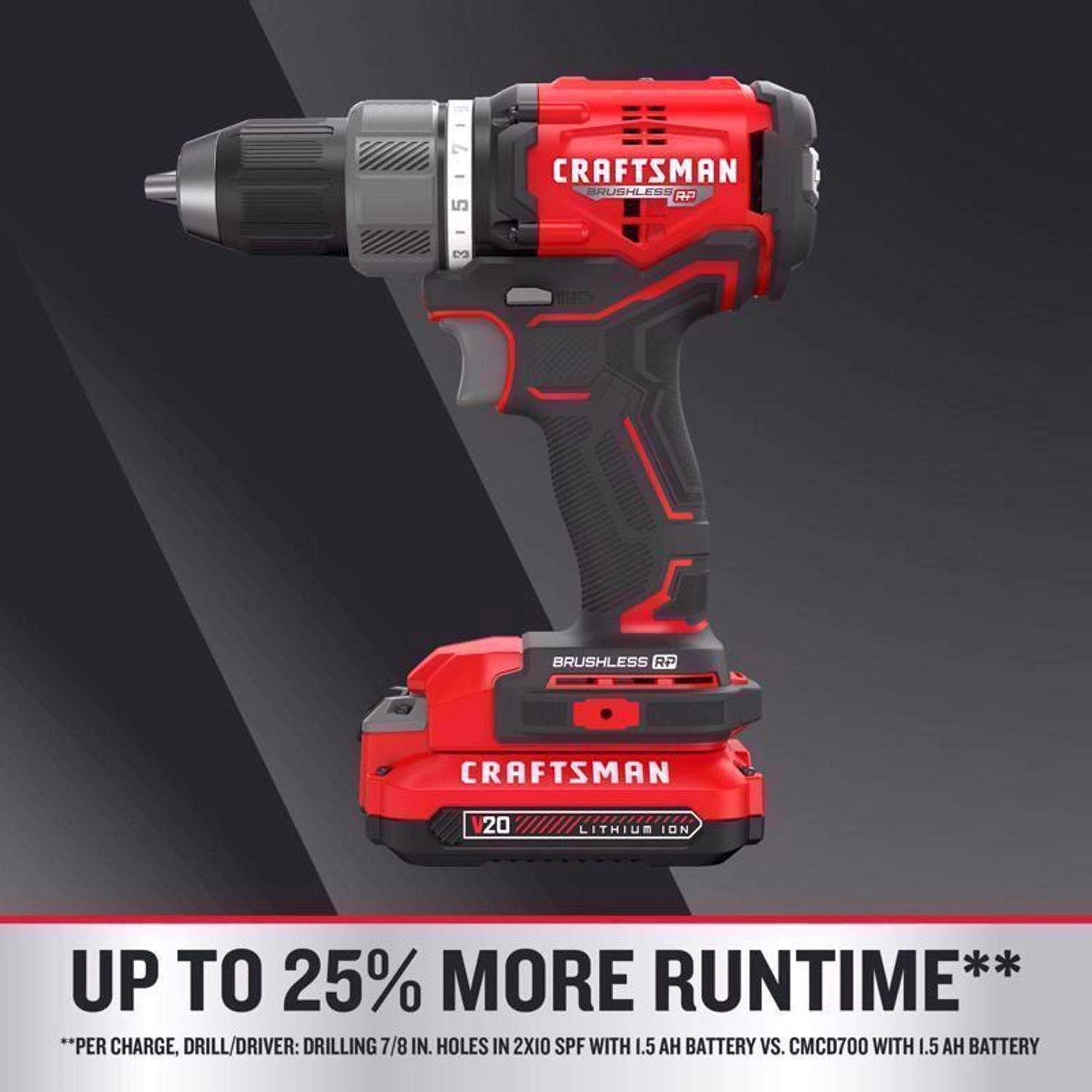 Craftsman V20 Brushless RP Cordless 2 Tool Combo Kit 6 Craftsman V20 Brushless RP Cordless 2 Tool Combo Kit - Image 4