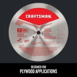 Craftsman 10 In. D X 5/8 In. Carbon Steel Circular Saw Blade 180 Teeth 1 Pc -Professional Tools Discount Store fb00c224 7edb 4a0d a4c8 85c3b1d8d21f